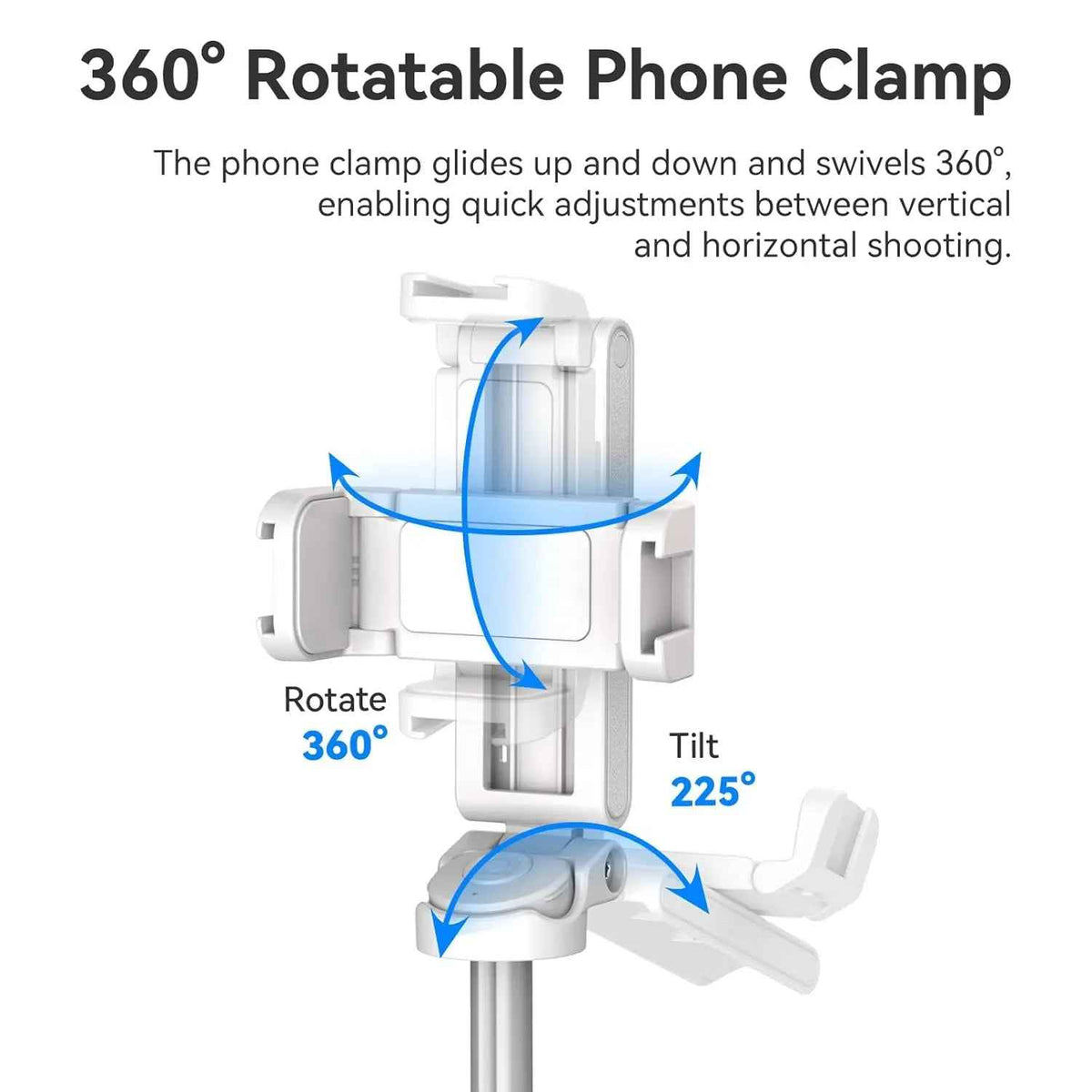 Ulanzi JJ02 3-in-1 Phone Selfie Tripod with Remote