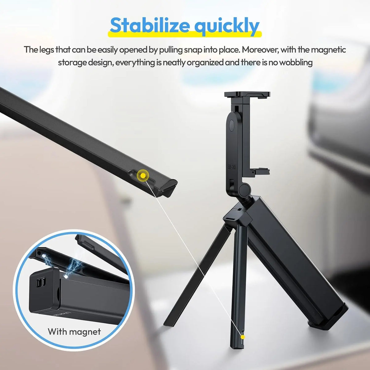 Ulanzi SK-20 Travel Phone Holder with 360 Rotation Ulanzi