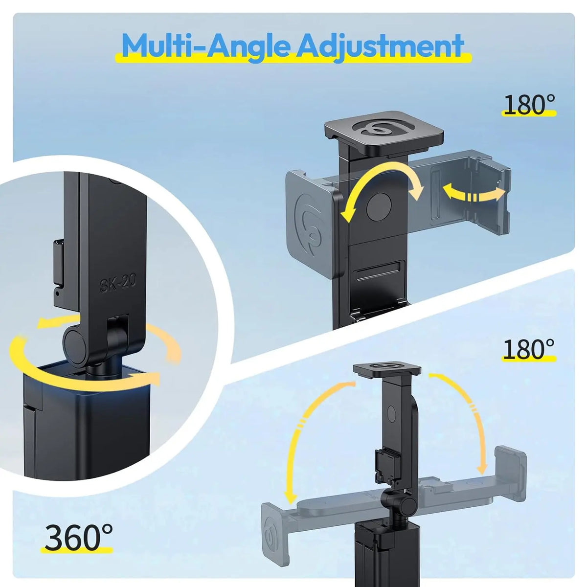 Ulanzi SK-20 Travel Phone Holder with 360 Rotation Ulanzi
