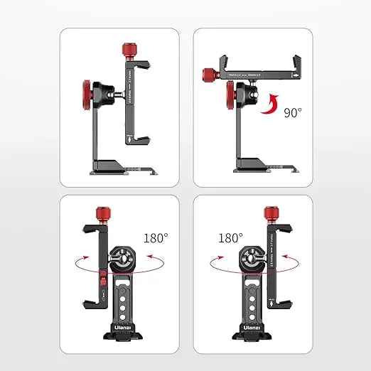 Ulanzi ST-14 PICTRON Smartphone Tripod Mount with Cold Shoe