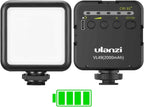 Ulanzi VL49 LED Video Light with 2000mAh Battery & 3 Cold Shoes