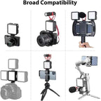 Ulanzi VL49 LED Video Light with 2000mAh Battery & 3 Cold Shoes