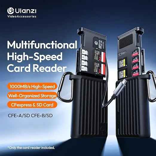 Ulanzi X055 USB 3.2 CFexpress A Card Reader 2-in-1 SD/Micro SD Holder