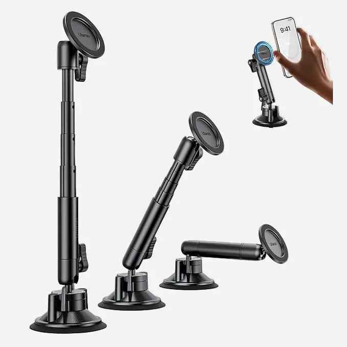 Ulanzi ZJ06 Magnetic Suction Cup Mount MagSafe iPhone Holder for Car & Filming