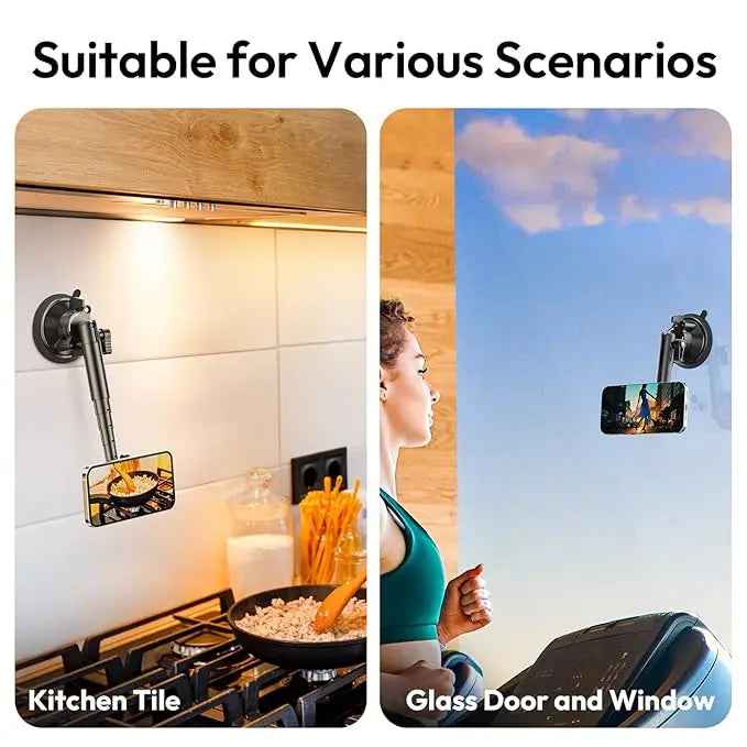 Ulanzi ZJ06 Magnetic Suction Cup Mount MagSafe iPhone Holder for Car & Filming