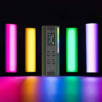 Ulanzi 2637 I-Light magnetic RGB tube light detail view; two identical lights are included in this 2-pack