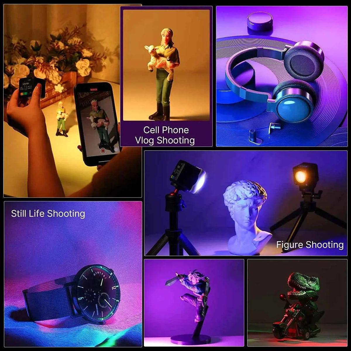 Ulanzi L2 RGB LED Video Light Magnetic Pocket Cube Light