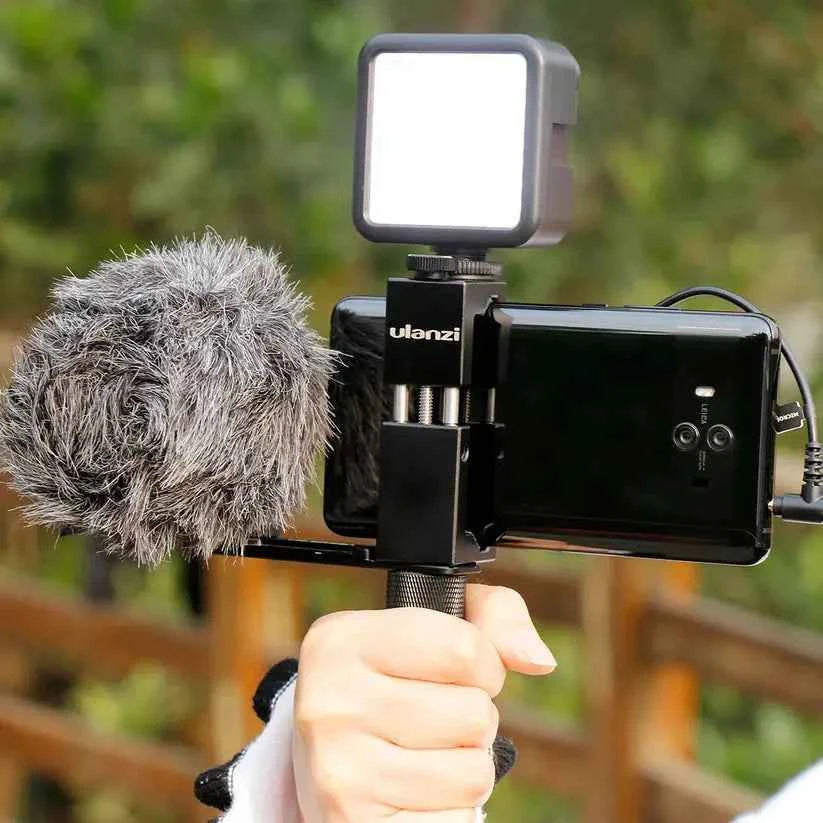 Ulanzi ST-02S Aluminum Phone Tripod Mount with Cold Shoe
