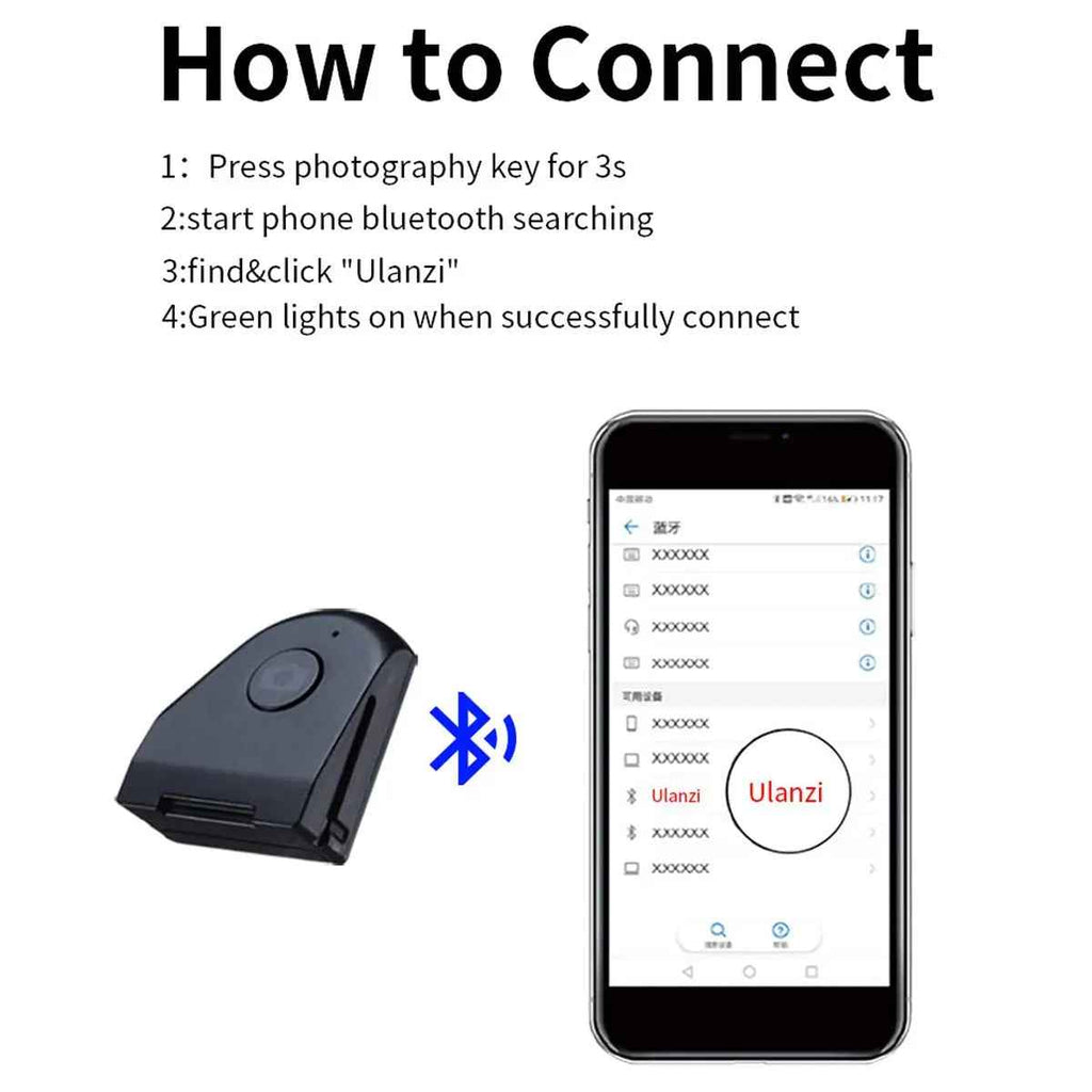 Ulanzi Select Smartphone Tripod Mount with Remote Control
