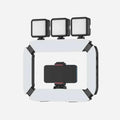Ulanzi Smartphone Video Rig with Ring Light & Built-in Battery