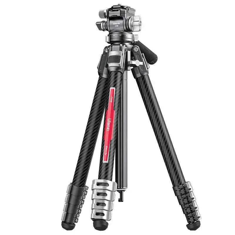 Ulanzi TT09 VideoGo Travel Tripod, 55.91" Carbon Fiber Camera Tripod