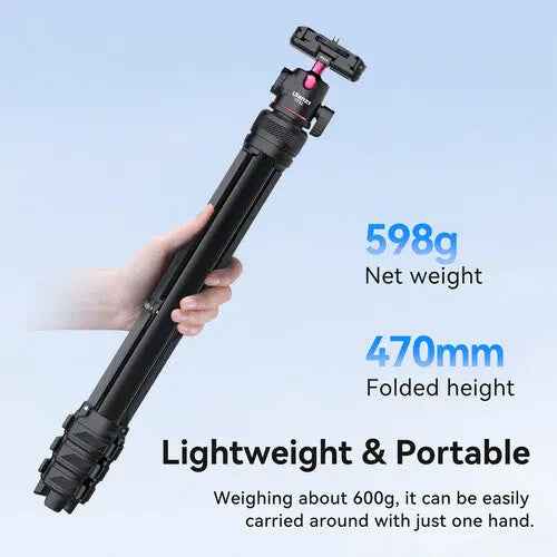 Ulanzi TT51 Portable Tripod Stand with 360° Ball Head & Phone Holder