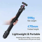 Ulanzi TT51 Portable Tripod Stand with 360° Ball Head & Phone Holder