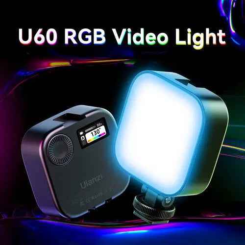 ULANZI U60 RGB Video Light Portable LED Panel (Black)