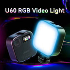 ULANZI U60 RGB Video Light Portable LED Panel (Black)