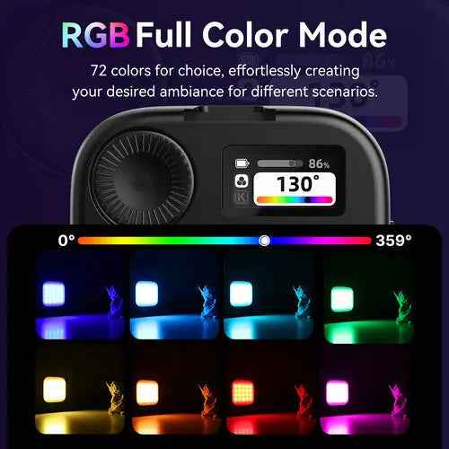 ULANZI U60 RGB Video Light Portable LED Panel (Black)
