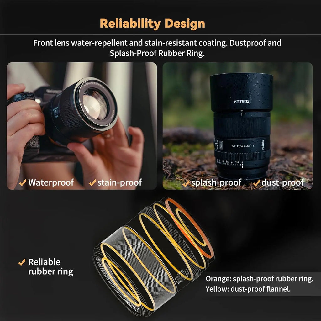 VILTROX AF 85mm F2.0 EVO Full Frame Prime Lens Viltrox