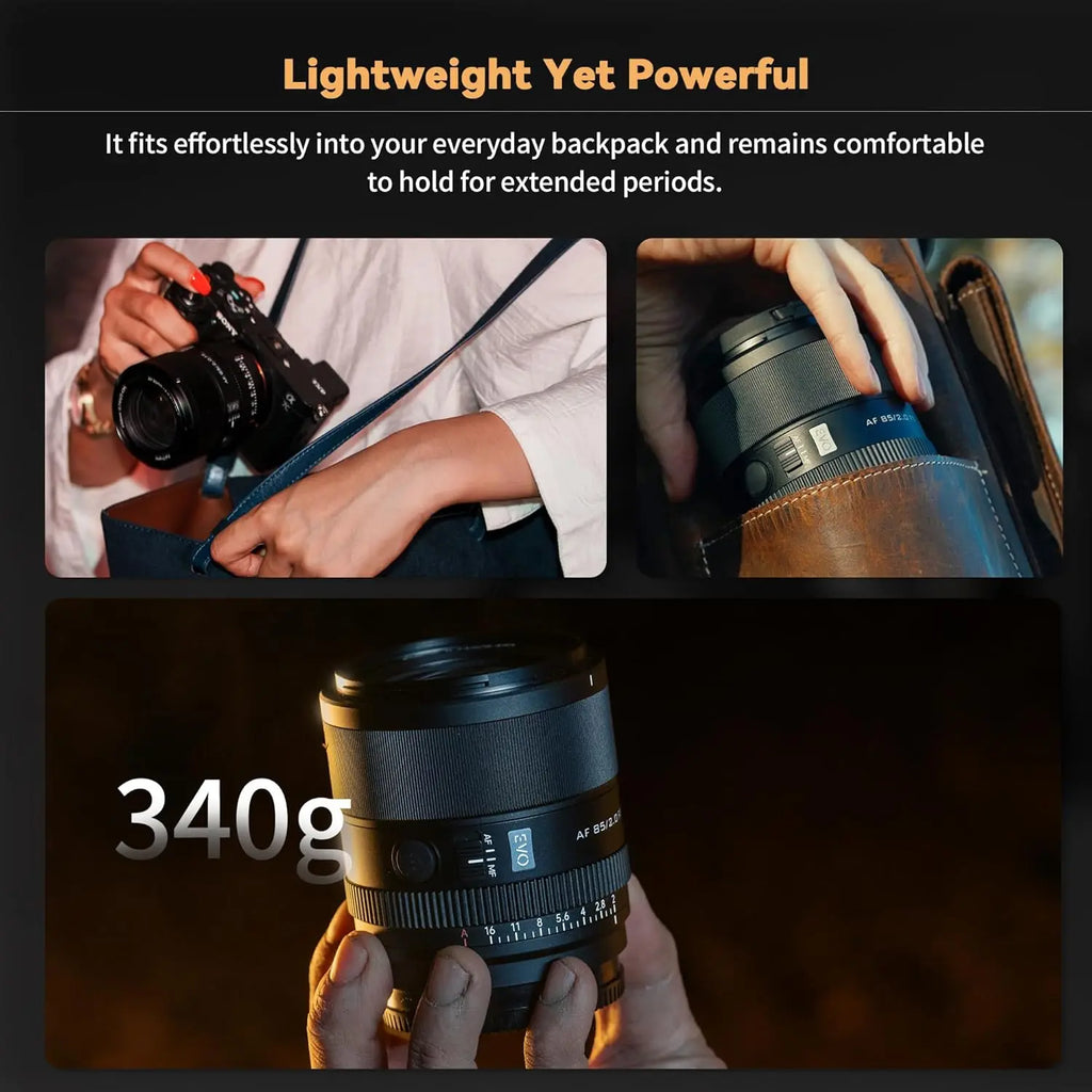 VILTROX AF 85mm F2.0 EVO Full Frame Prime Lens Viltrox