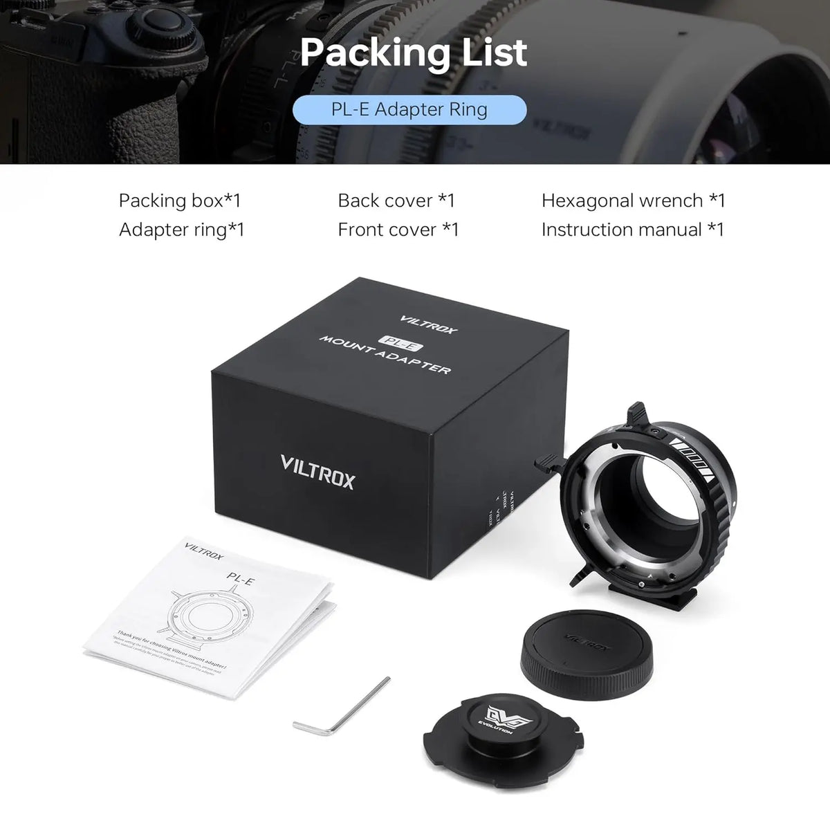 VILTROX Autofocus Lens Mount Adapter Ring Viltrox