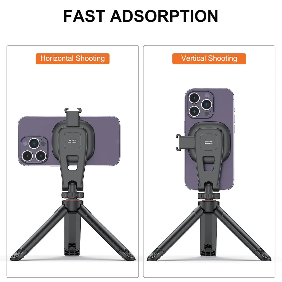 VRIG MG-03 Magnetic MagSafe Phone Tripod Mount VRIG