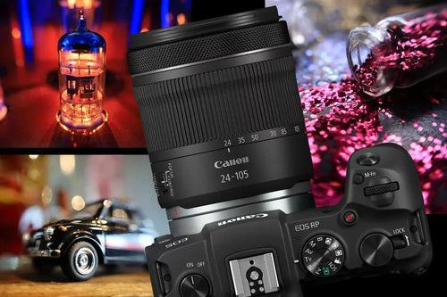 Canon RF 24-105mm STM Zoom Lens for Mirrorless Cameras, Versatile Focal Range, Lightweight Design, Black Canon