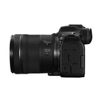 Canon EOS R6 Mark III with RF 24-105mm f/4-7.1 IS STM lens side view