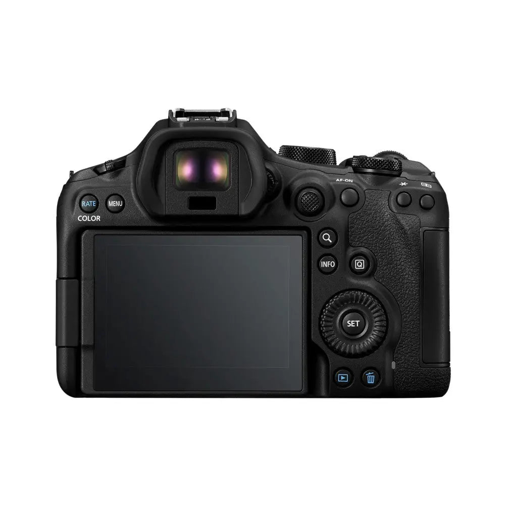 Canon EOS R6 Mark III with RF 24-105mm f/4 L IS USM lens kit rear view