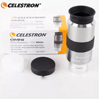 Celestron Omni 40mm 93325 eyepiece with retail box and protective caps