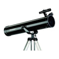 Celestron PowerSeeker 76AZ Newtonian reflector telescope on white background