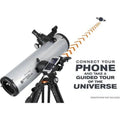 Celestron StarSense Explorer DX 130AZ telescope on white background