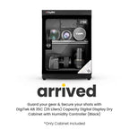 Digitek AB 35C 35 Liters Digital Display Dry Cabinet with Humidity Controller - Black