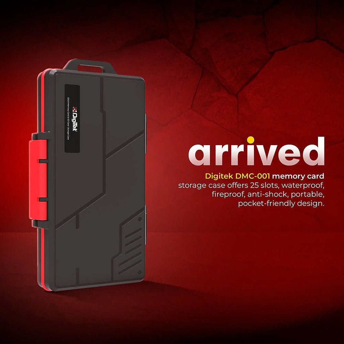 Digitek DCH 025 memory card storage case alternate view