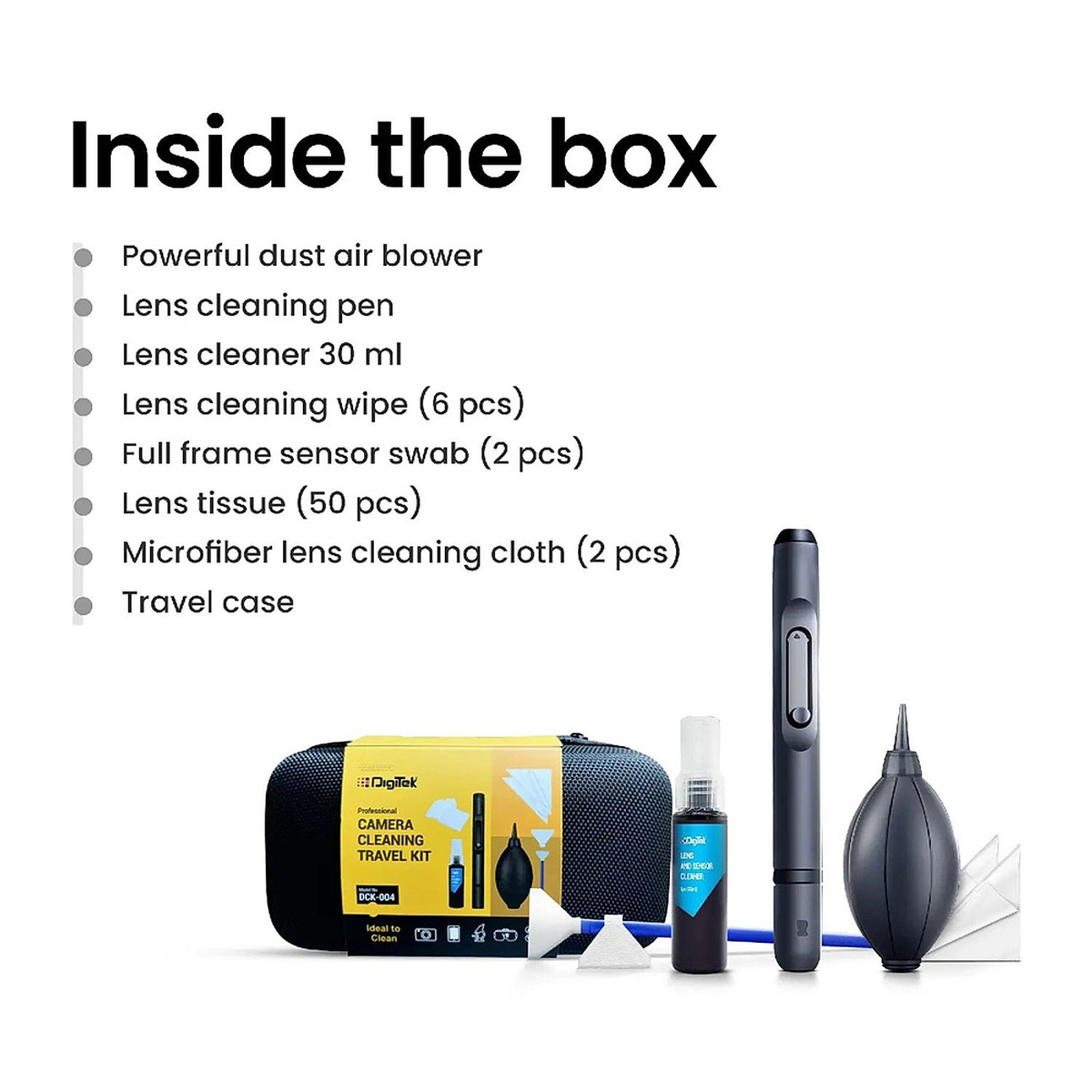 Digitek DCK-004 camera cleaning kit feature image