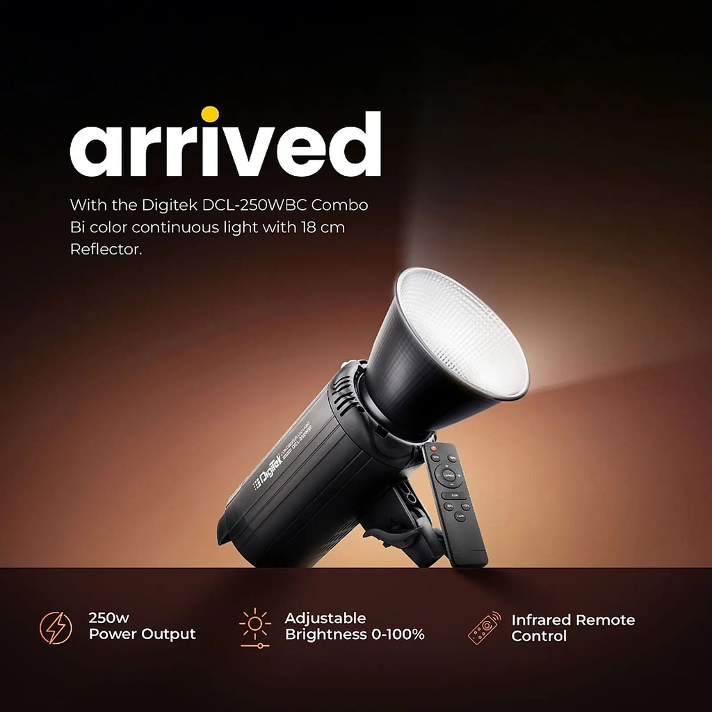 Digitek DCL-250 WBC Bi-Color LED Video Light alternate view