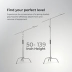 Digitek DCST 340 stand height adjustment demonstration