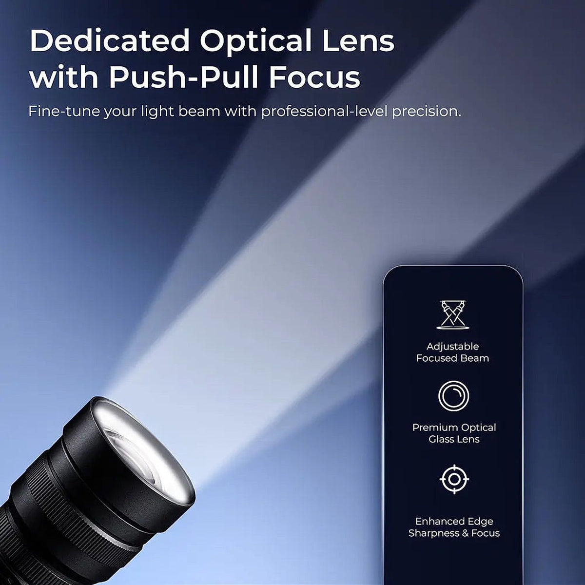 Digitek DS 40 WTP PRO Torch Projector Snoot with Lens & GOBOs — product details and alternate view