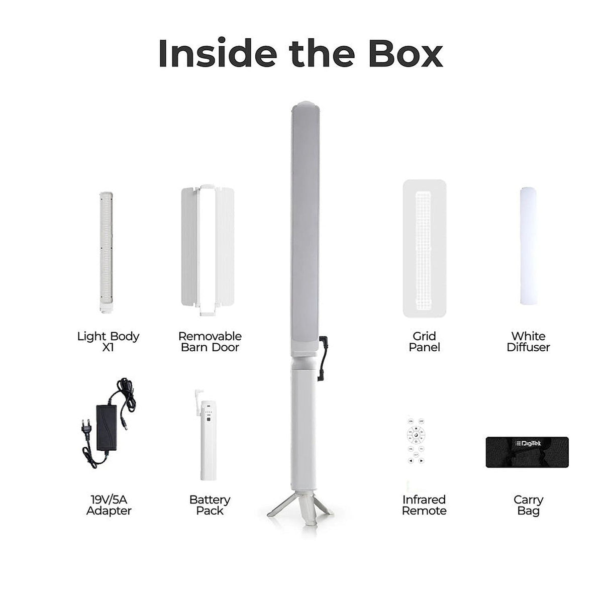 Digitek DSL-1000 RGB LED stick light feature image