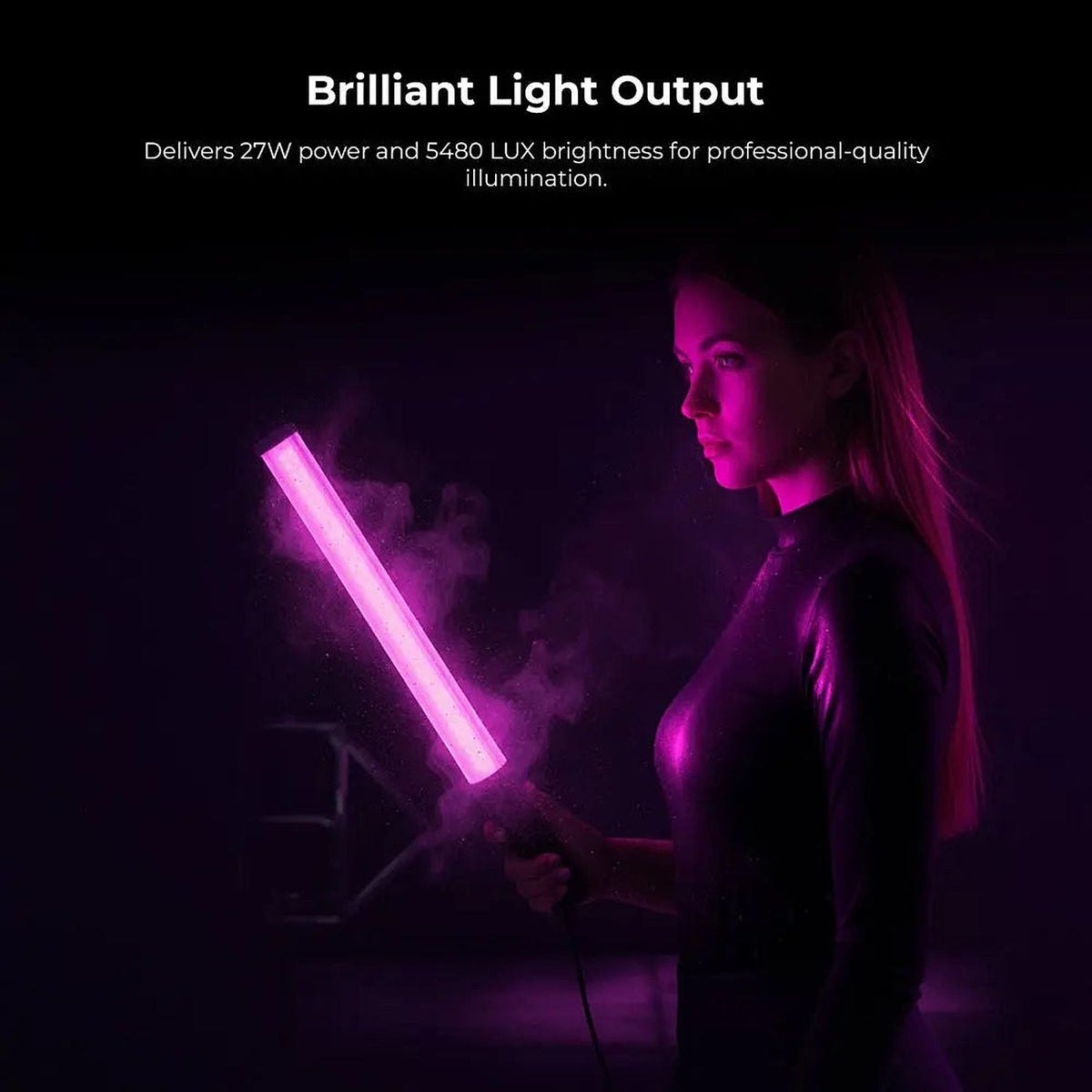 Digitek DSL 27W RGB 27W LED Stick Light Wand — product details and alternate view