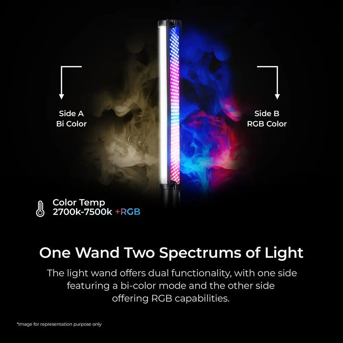 Digitek DSL 600 RGB Bi-Color LED Video Stick Light (35W) — product details and alternate view