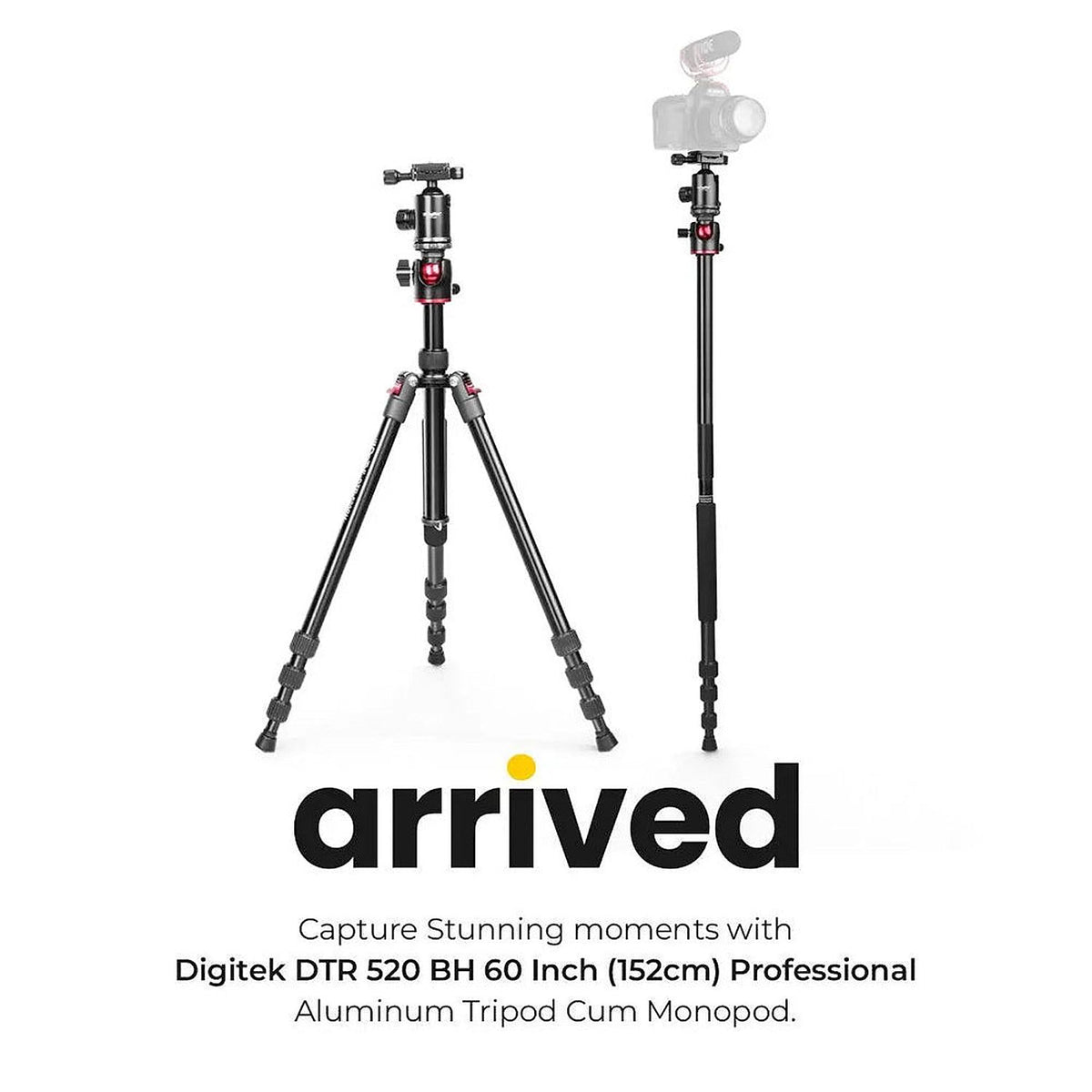 Digitek DTR 520 BH tripod alternate image