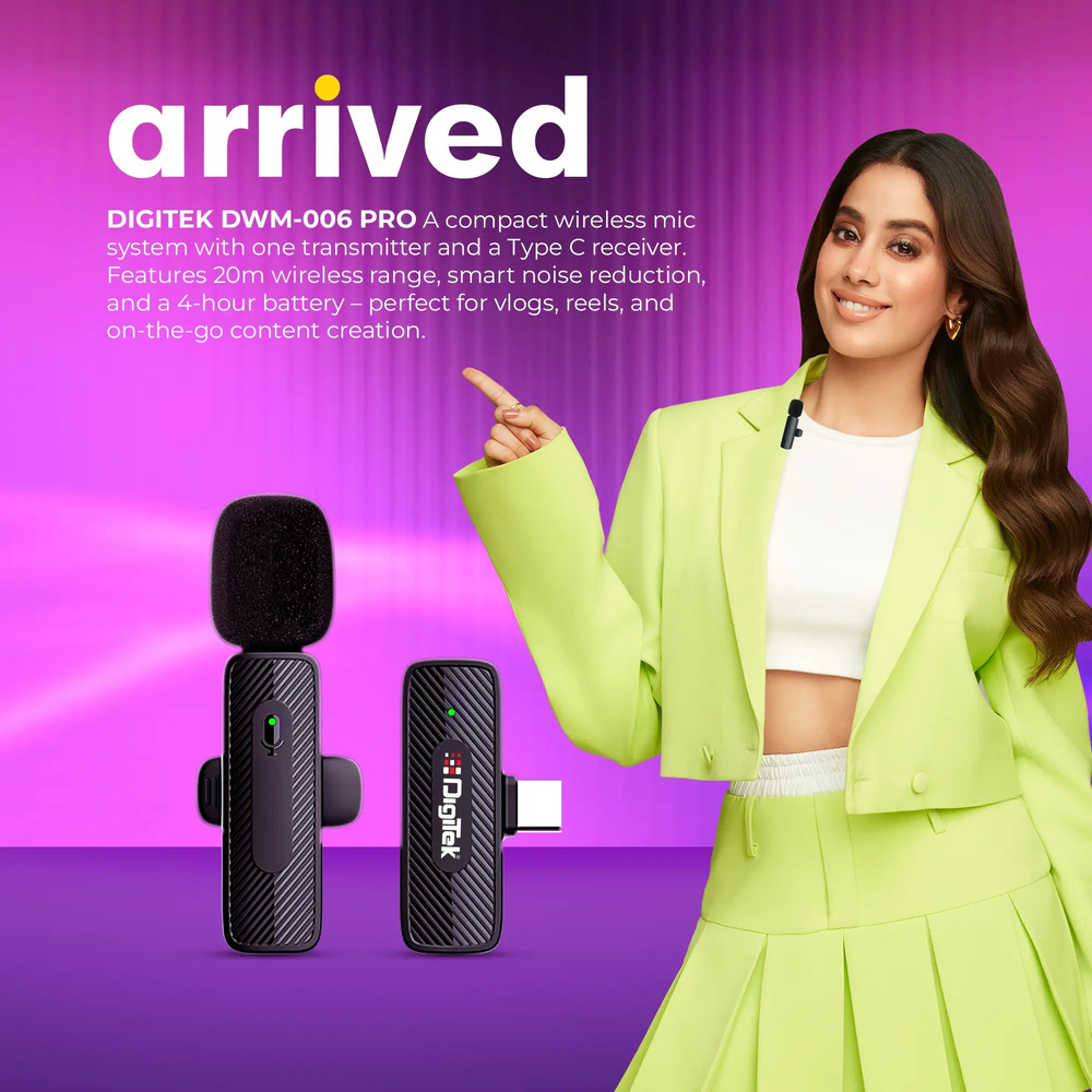Digitek DWM-006 Pro wireless microphone alternate image