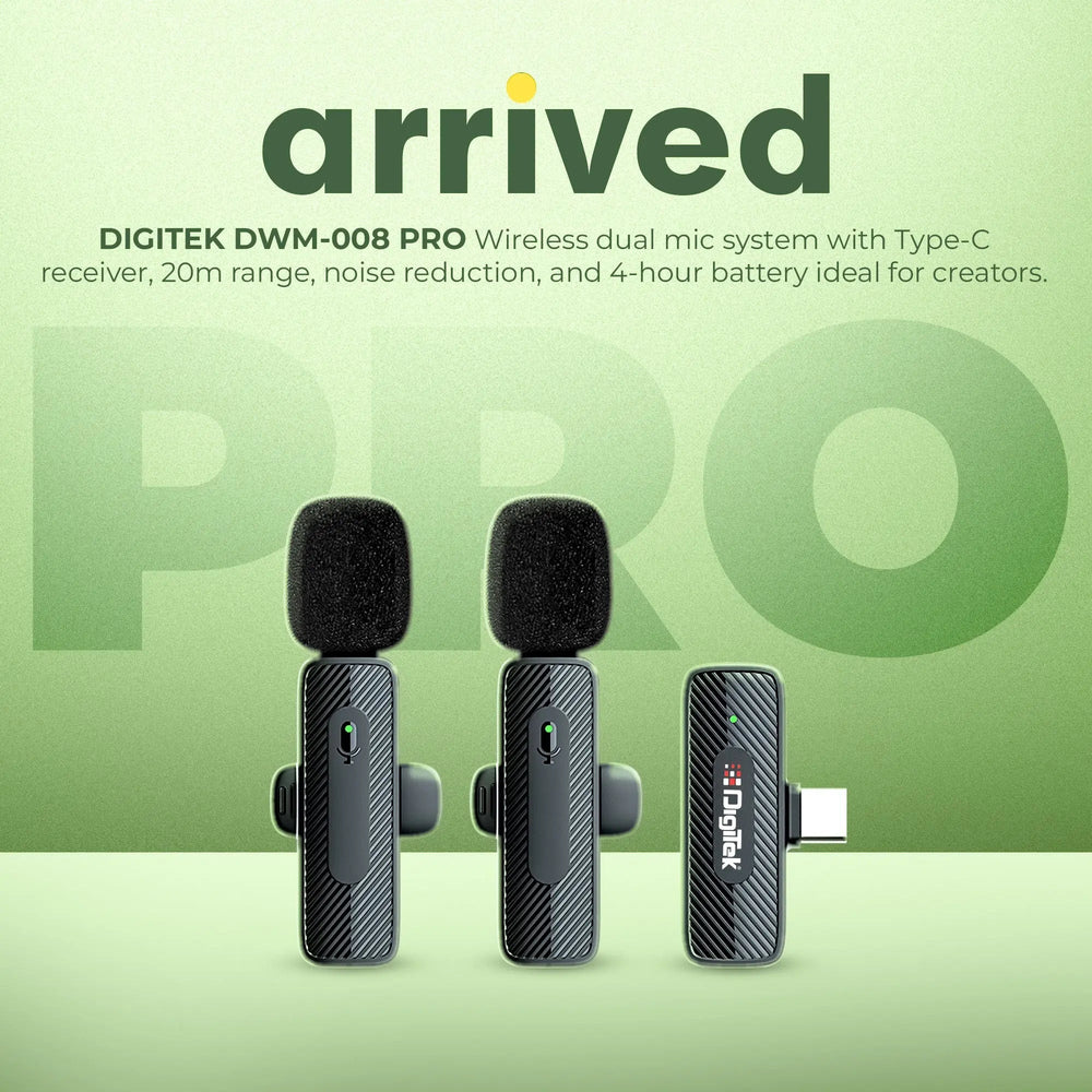 Digitek DWM-008 Pro wireless microphone alternate image