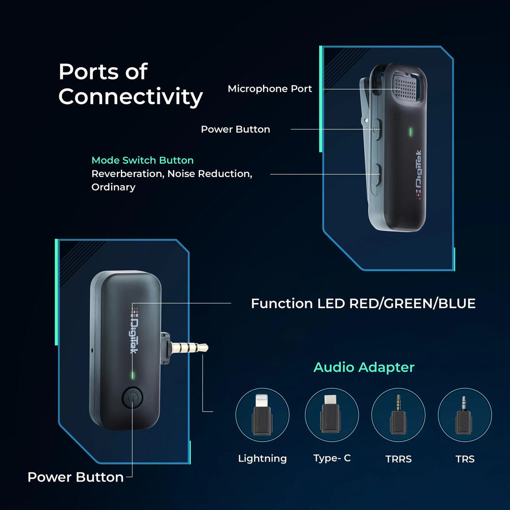 Digitek DWM-106 wireless microphone feature image