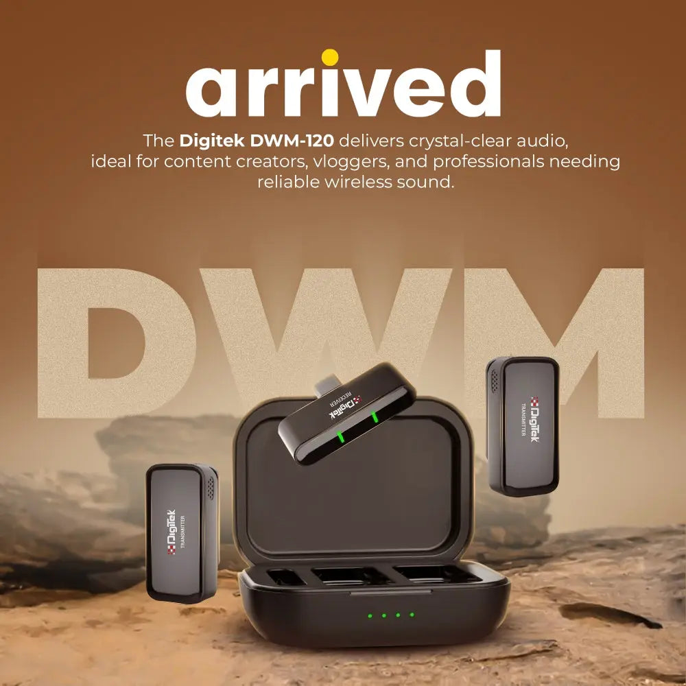 Digitek DWM-120 wireless microphone kit feature image