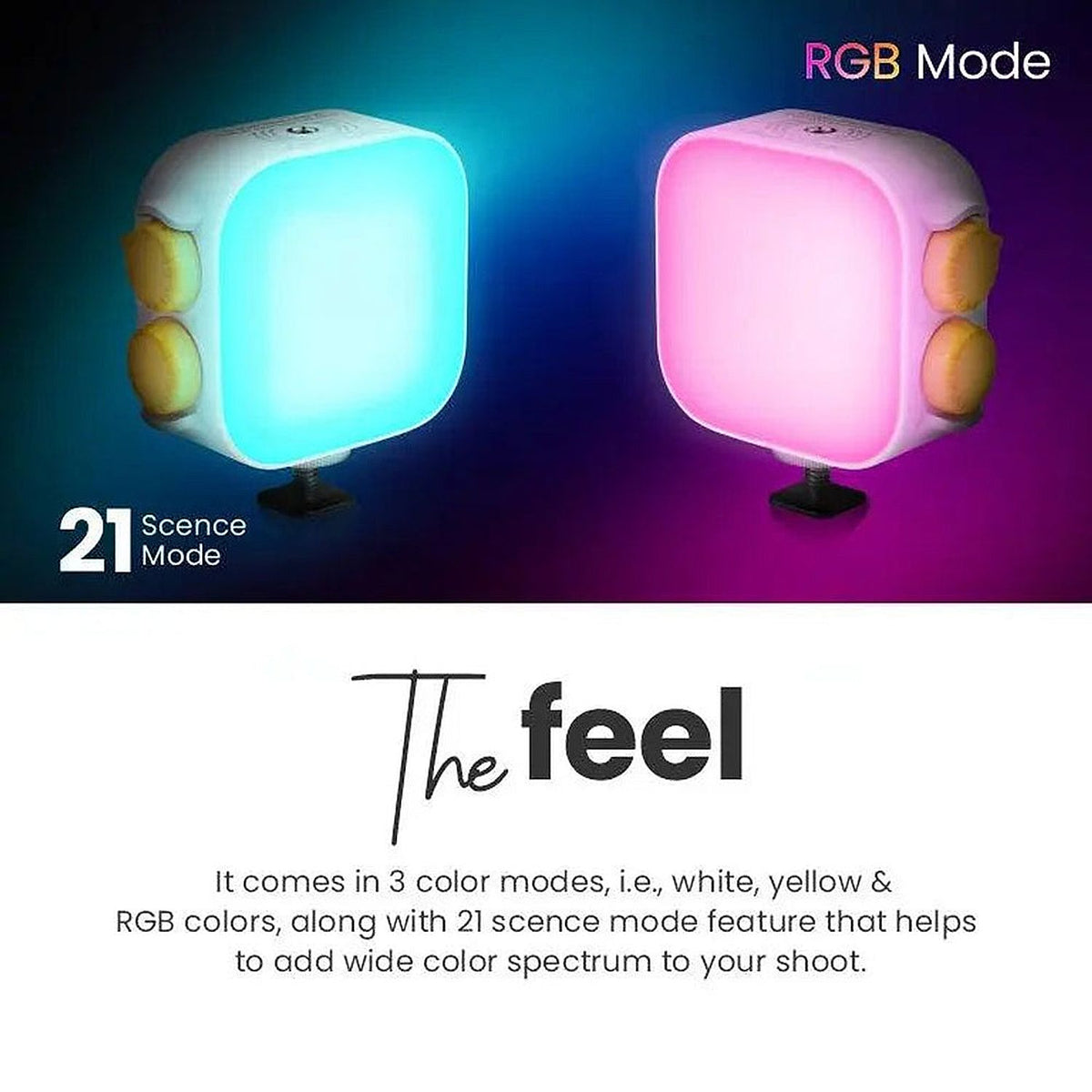 Digitek LED-D10W RGB video light RGB mode feature