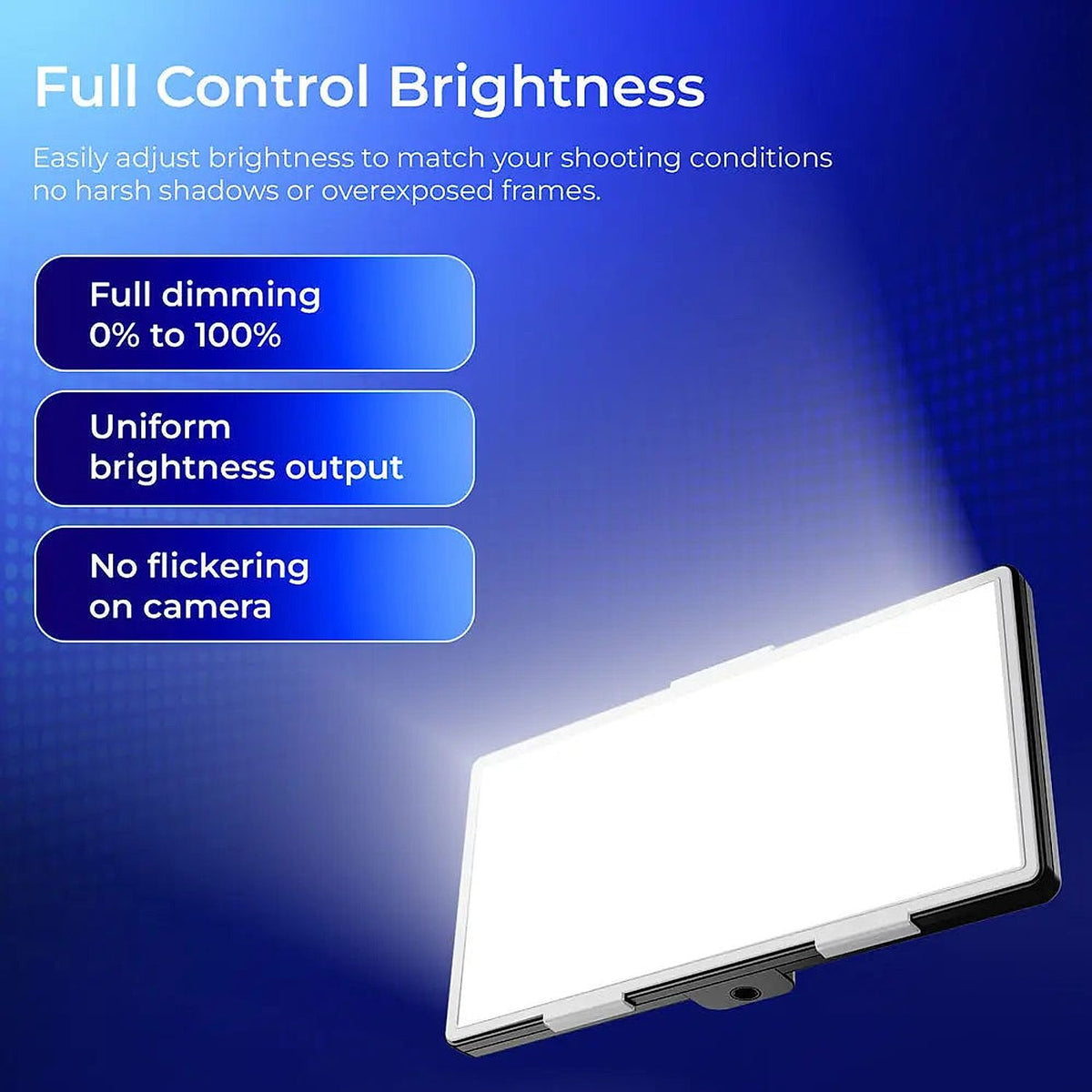 Digitek LED D432 Portable Bi Color LED Video Light — product details and alternate view