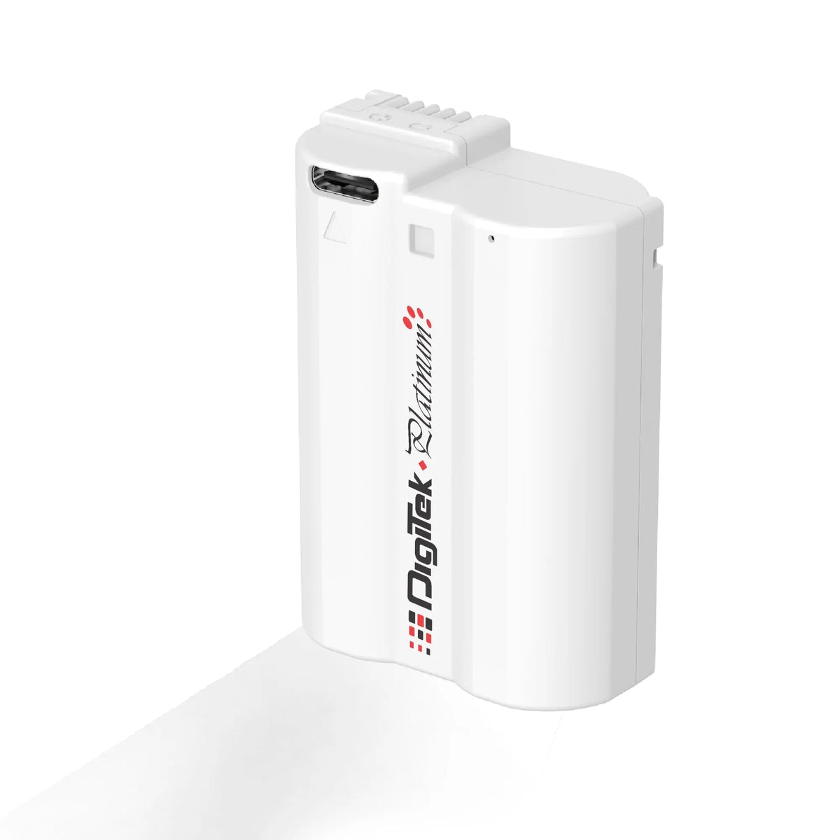 Digitek Platinum EN-EL15 Type-C 3000mAh white camera battery with built-in USB-C port