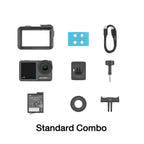 DJI Osmo Action 4 Standard Combo camera with included accessories