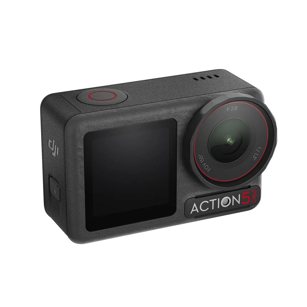 DJI Osmo Action 5 Pro camera top front angled view