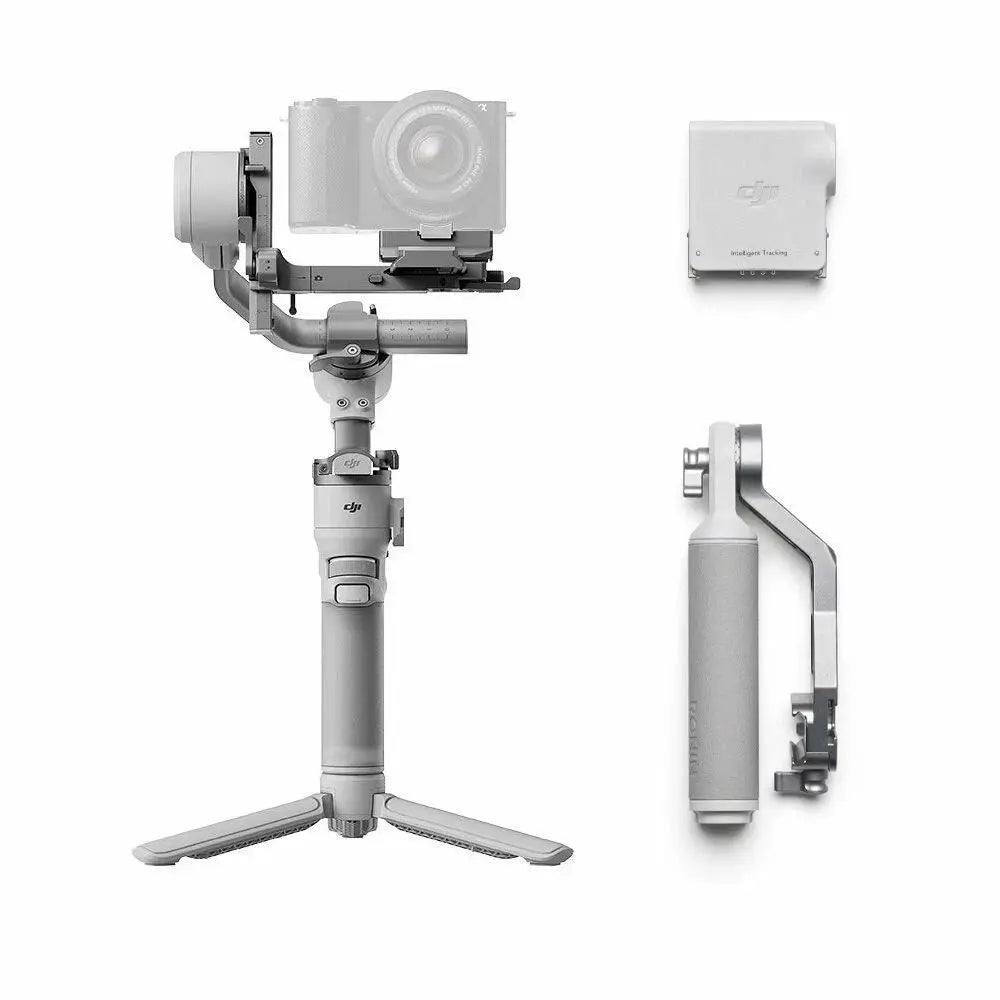 DJI RS 4 Mini Combo gimbal with tracking module and briefcase handle